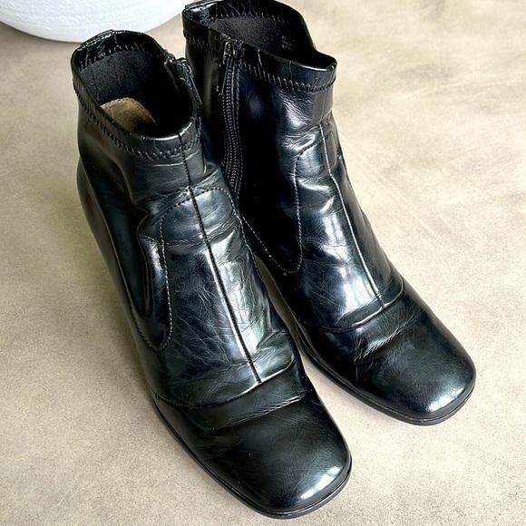 Ruby & Bloom Black Ankle Boots 7 - Picture 5 of 16